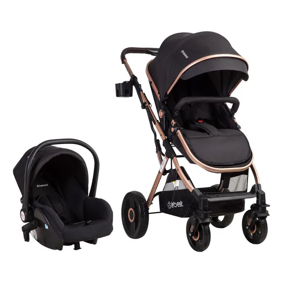 Coche Cuna Travel System Vox Gold Bebesit Color Negro
