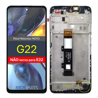 Tela Frontal Display Para Moto G22 Xt2231-1 Com Aro Tela Frontal Display Para Moto G22 Xt2231-1 Com Aro