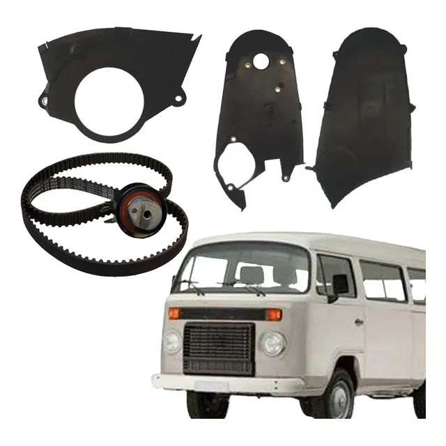Kit Correia Dentada+capa Proteção Kombi 1.4 Flex Água