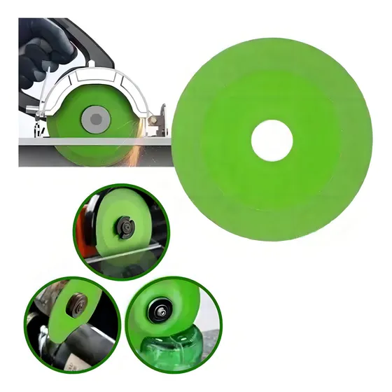 Disco para cortar vidrio, piso, cerámica, espejo, porcelana, color verde, herramientas Snel