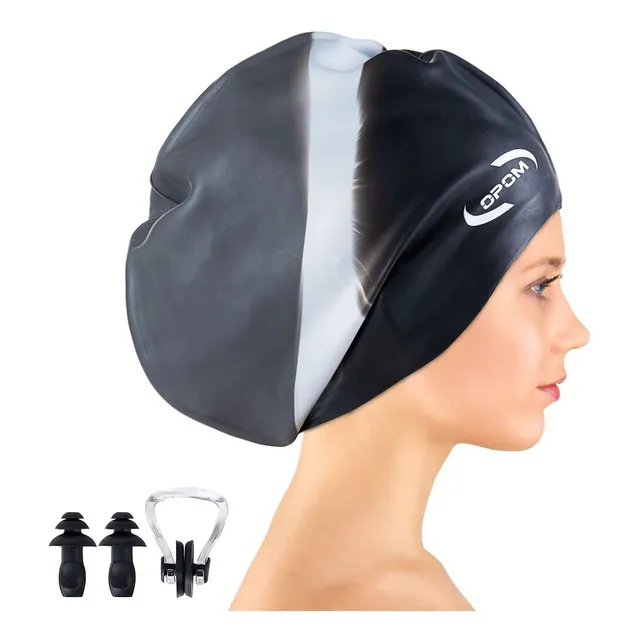 Gorro Natacion Extra Para Mujer Pelo Largo Niña Hombr Adulto