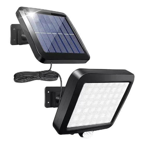 Foco Lámpara Solar Led 100w Sensor Movimiento Exterior
