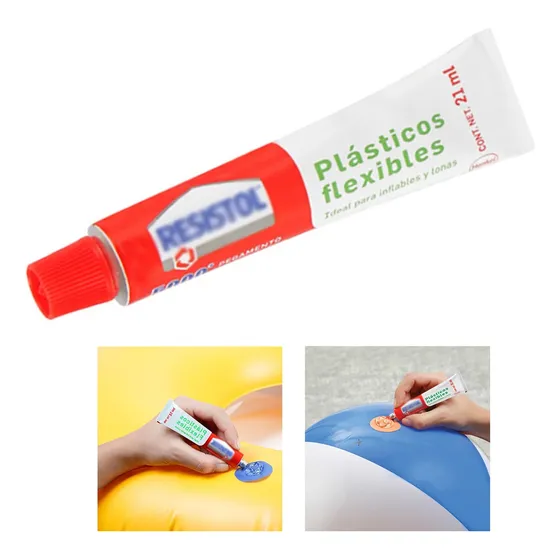 Pegamento C/parches Para Infables, Piscinas, Lona Y Textiles