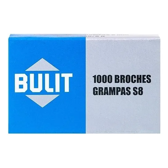 Broches - Grampas Bulit Standard S8 8mm Por 1.000 Unidades