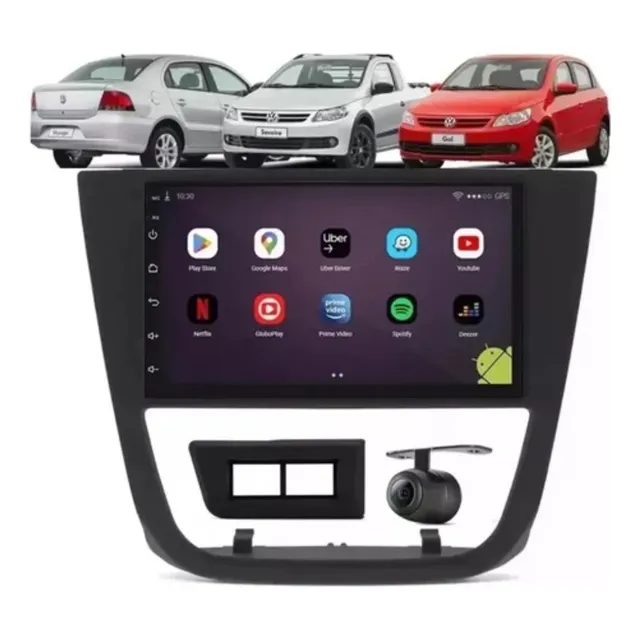 Central Multimídia Android Gol Voyage Saveiro G5 Gps Wifi  