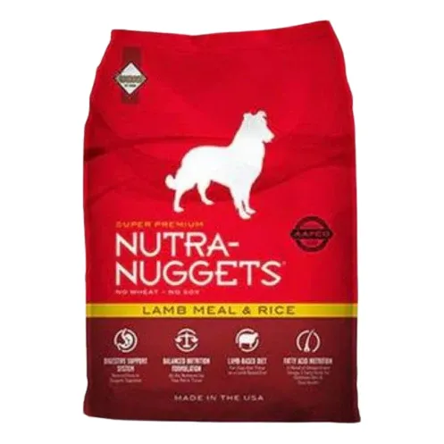 Perrarina Nutra Nuggets Lamb Cordero 15 Kg Sin Trigo Ni Soya