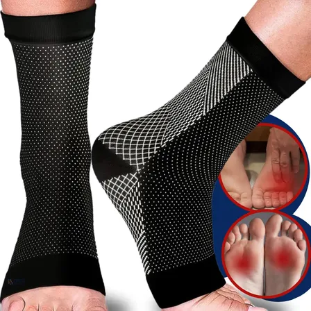 Meia Ortopédica P/ Alivio De Dores Fascite Plantar Inchaço