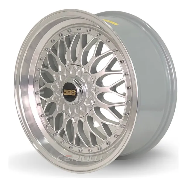 Jogo Roda Bbs Rs Aro 17 Tala 7 4x100 4x108 Borda Gts M17