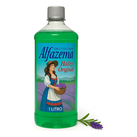 Colônia Alfazema Halley Original 1 Litro