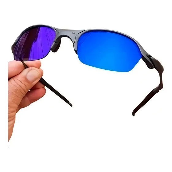Óculos Romeo 2 Plasma Lente Liquid Metal Ou Black - Pinado Desenho Romeo Azul