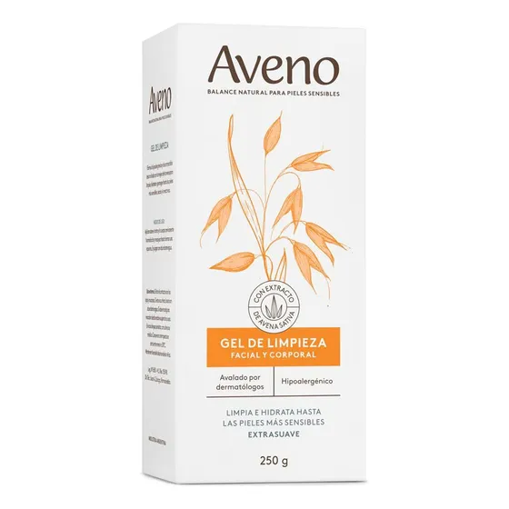 Gel de limpieza Aveno para piel normal de 250g
