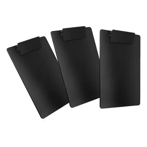 Tabla Porta Block A4 Negro Planilla Portablock X 6 Unidades
