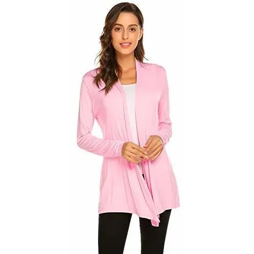 Suéteres De Chaquetas De Manga Larga Suave De Mujer Mfpdd