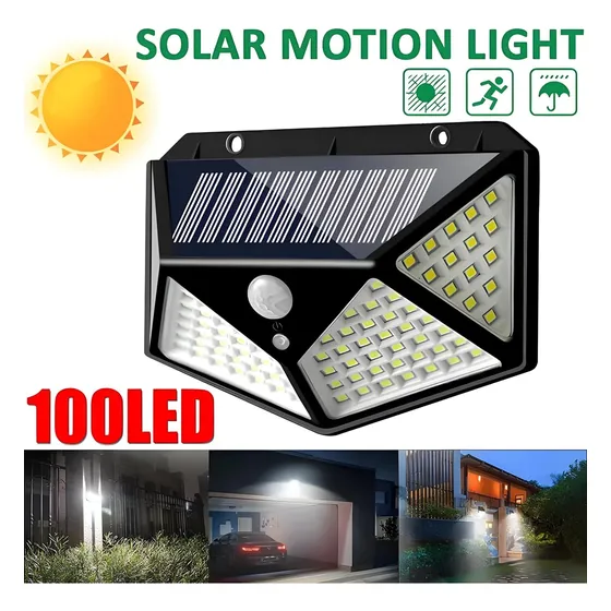 Lapara Solar Recargable Exterior Con Sensor 3467