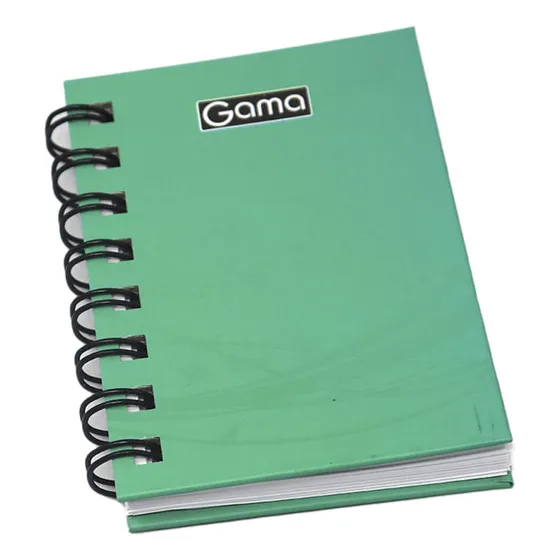 Libreta Espiral  100hjs Cuadros Pasta Dura Varios Diseños