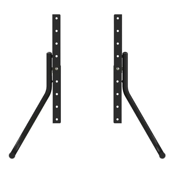 Suporte Pra Tv De 32 A 75 Polegada Com Pés Anti-deslizantes Cor Preto
