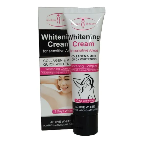 3 Crema Blanqueadora Aclarante Axilas Codos Entrepierna 50ml