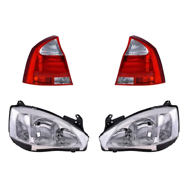 Kit Faros P/foco H1/h7 Y Calaveras Depo Corsa 2003 - 2007