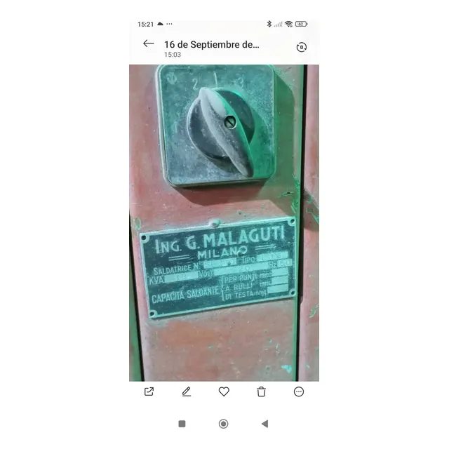 Máquina De Soldar Centro Punto (para Repuesto)