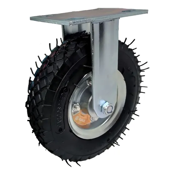 Roda Rodizio Fixo Pneumatico 2,50x4 150 Kg Ajax