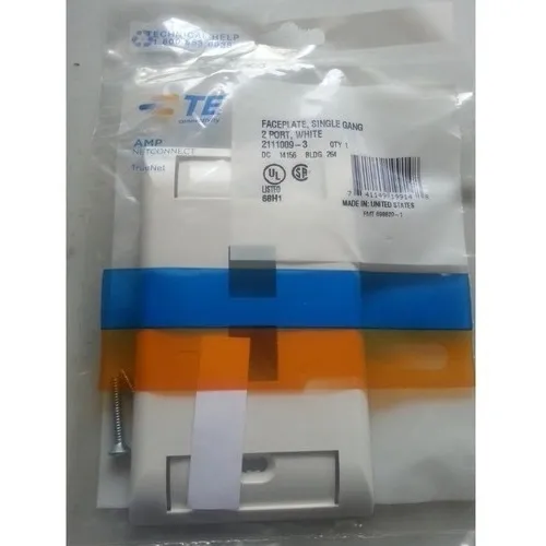 Face Plate Doble Amp Beige Plano