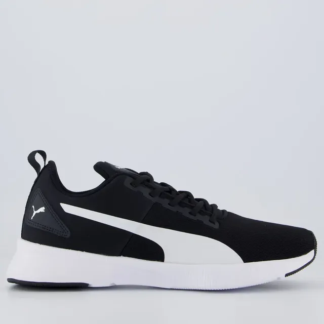Tênis Puma Flyer Runner Mesh BDP Preto e Branco