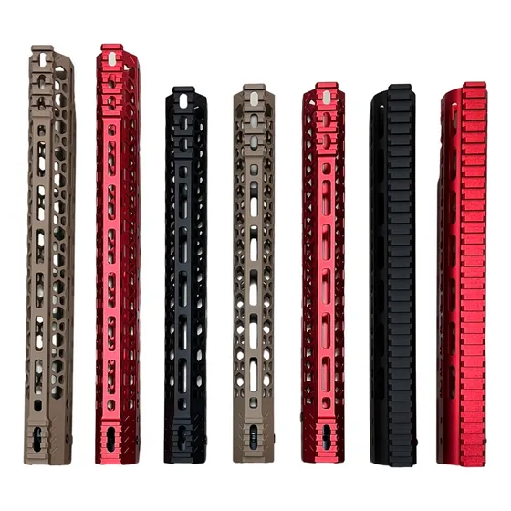 Kit Handguard Guardamão Gas Block Barrel Nut T4 M4 Airsoft