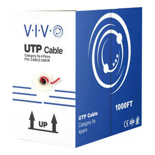 Cable Ethernet Vivo Cca Cat5e 24 Awg 305 M Utp Rojo Cable Ethernet Vivo Cca Cat5e 24 Awg 305 M Utp Rojo
