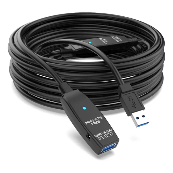 Cabo Extensor Usb 3.0 Amplificado Ativo 10 Metros