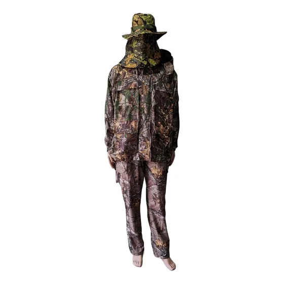 Traje Con Buzo Y Pantalón Camuflado Para Caza Pesca