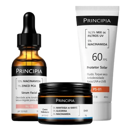 Principia Kit Uniformiza, Hidrata E Protege Fps 60