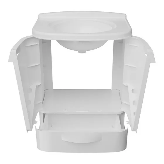 Astra Fit 58x45cm gabinete branco com lavatório
