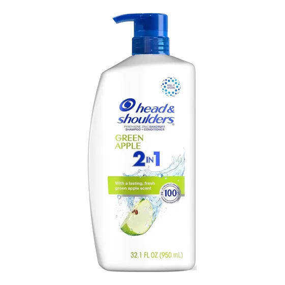 Shampoo Head & Shoulders 2en1 Green Apple 950ml Original Usa