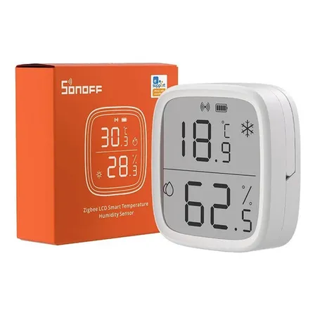 Sonoff Snzb-02d Sensor Temperatura Humedad Zigbee C/display