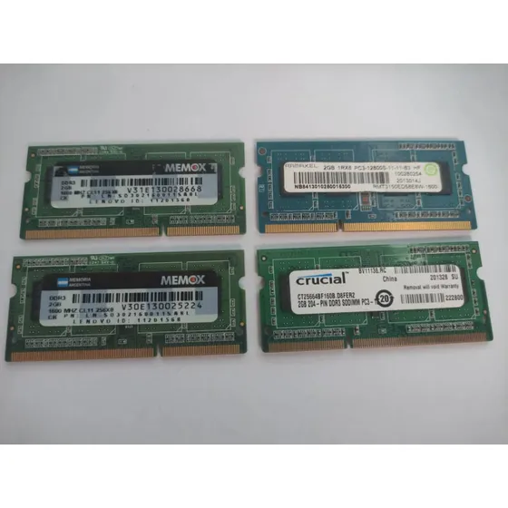 Memoria 2gb Ddr3 Para Laptop Varias Marcas