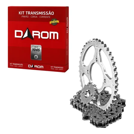 Kit Relaçao Cg 125 Fan 125 Injetada 2016 Até 2020 Darom Prateado