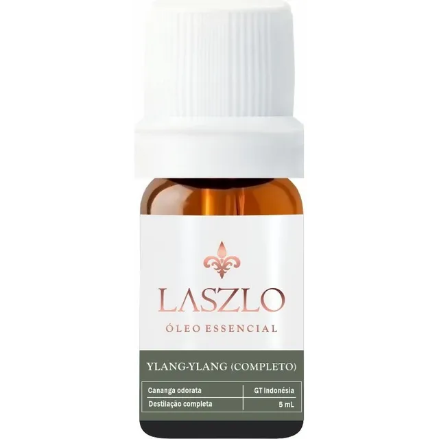 Óleo Essencial De Ylang Ylang Completo Gt Indonésia 5ml 