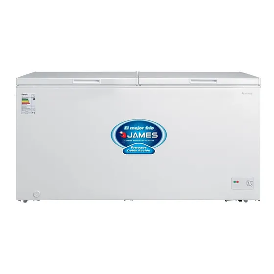 Freezer James Horizontal Fhj 510 M Doble Acción 496 L