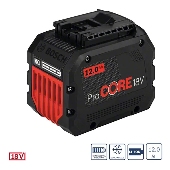 Batería De Iones De Litio Bosch Procore 18v 12 Ah