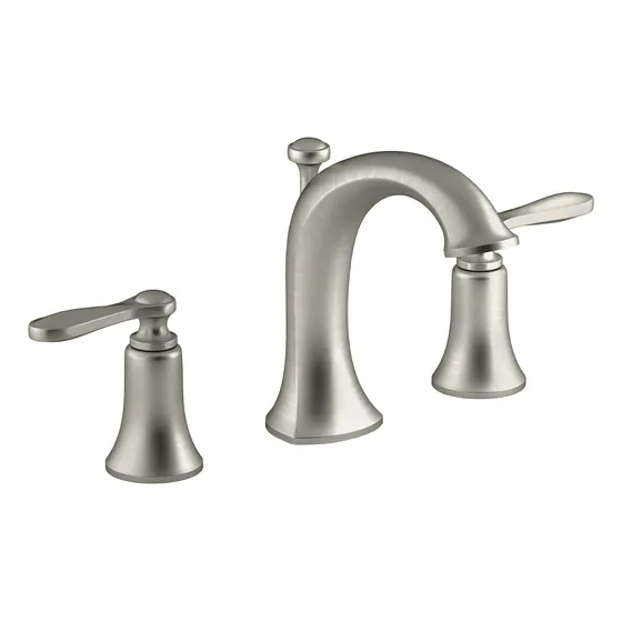 Niquel Cepillado Linwood Manija Grifo Lavabo Extendido