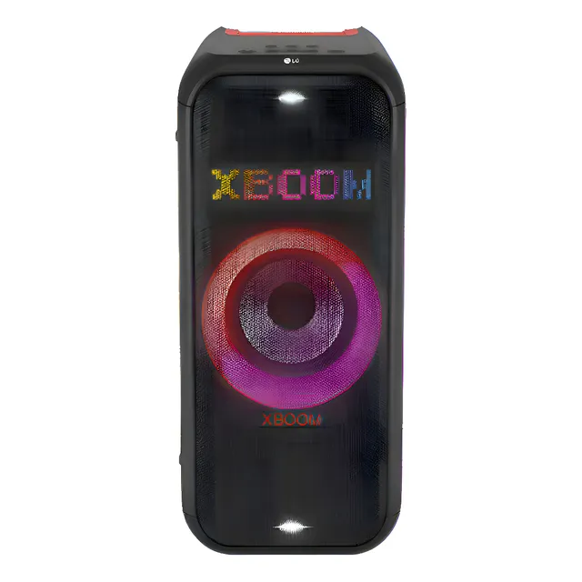 Caixa Acústica LG Xl7s Xboom Partybox Portátil 250w Rms Cor Preto/vermelho