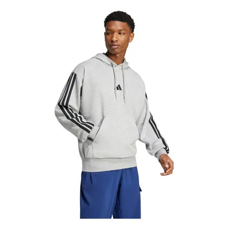 Moletom Masculino adidas Capuz Esportiva Jd1871 M Cinza Lisa