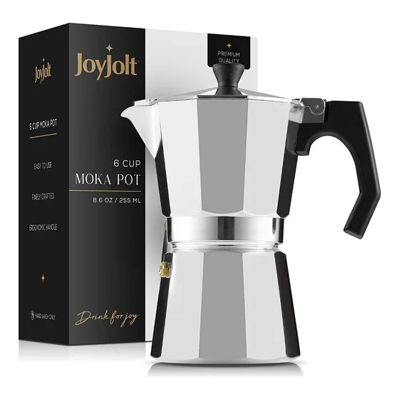 Cafetera Italiana Moka De 6 Tazas Para Estufa 8oz