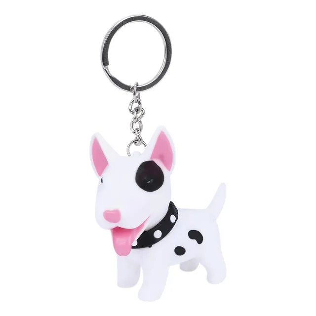 Llavero Cachorro Bull Terrier - Perro Raza Regalo Colores