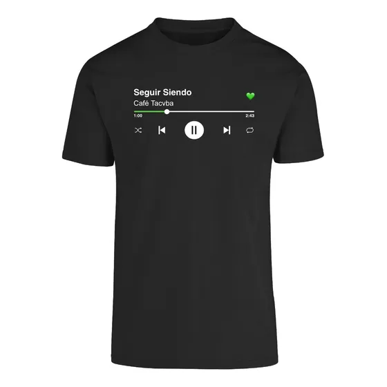 Playera Musical Café Tacvba | Seguir Siendo 