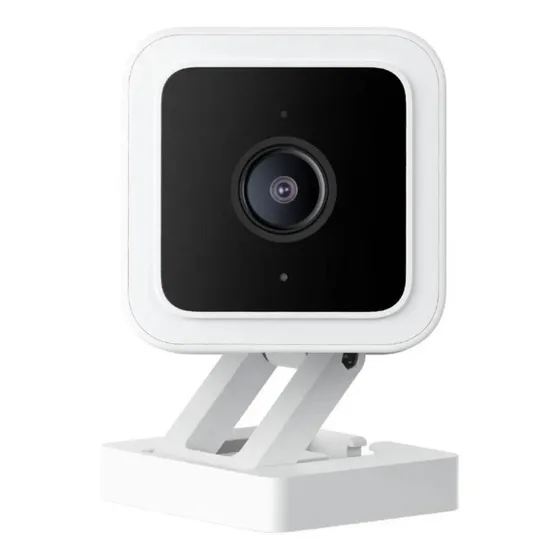 WYZE Cam v3 con Visión Nocturna en Color, Cámara de Seguridad con Cable de 1080p HD para Interiores y Exteriores