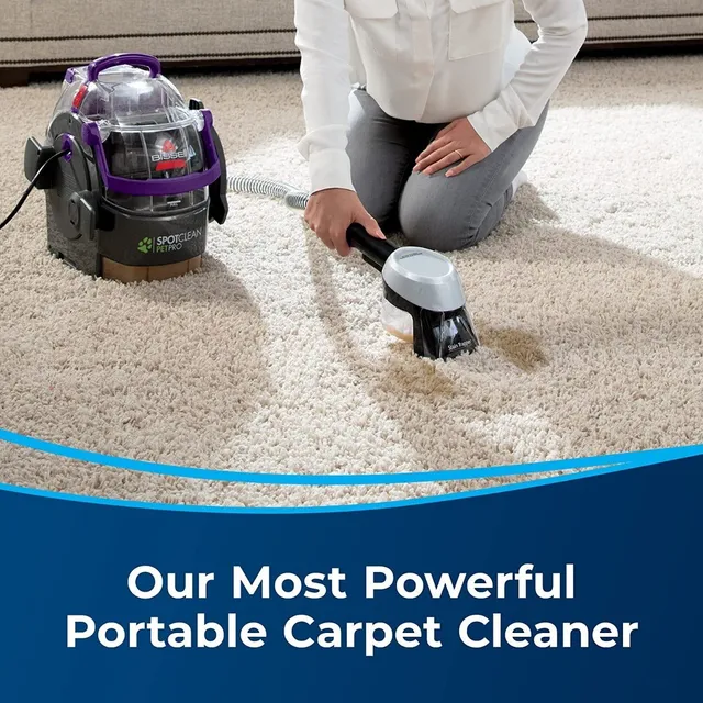 Bissell Spotclean Pet Pro Portable Carpet Cleaner 2458 Color Violeta oscuro