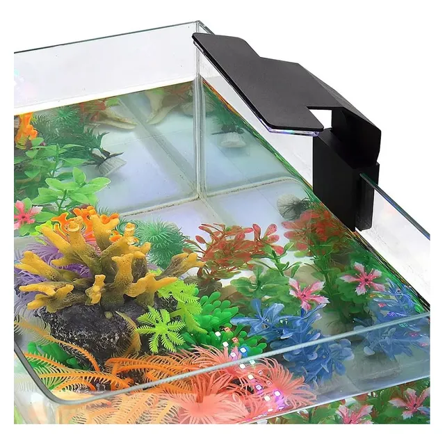 Lámpara Con Clip Para Acuario Con Tres Modos De Iluminación,