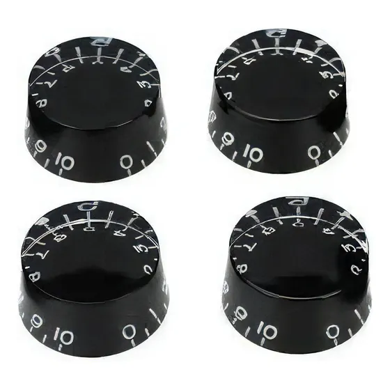 Kit De Knobs Para Les Paul Strinberg Kblp Preto 4 Peças