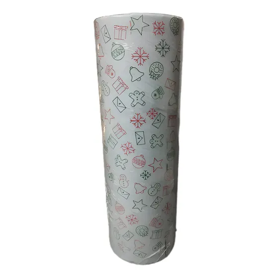 Bobina Papel Antigrasa Navidad 4 Kg Envolver Pan De Jamón